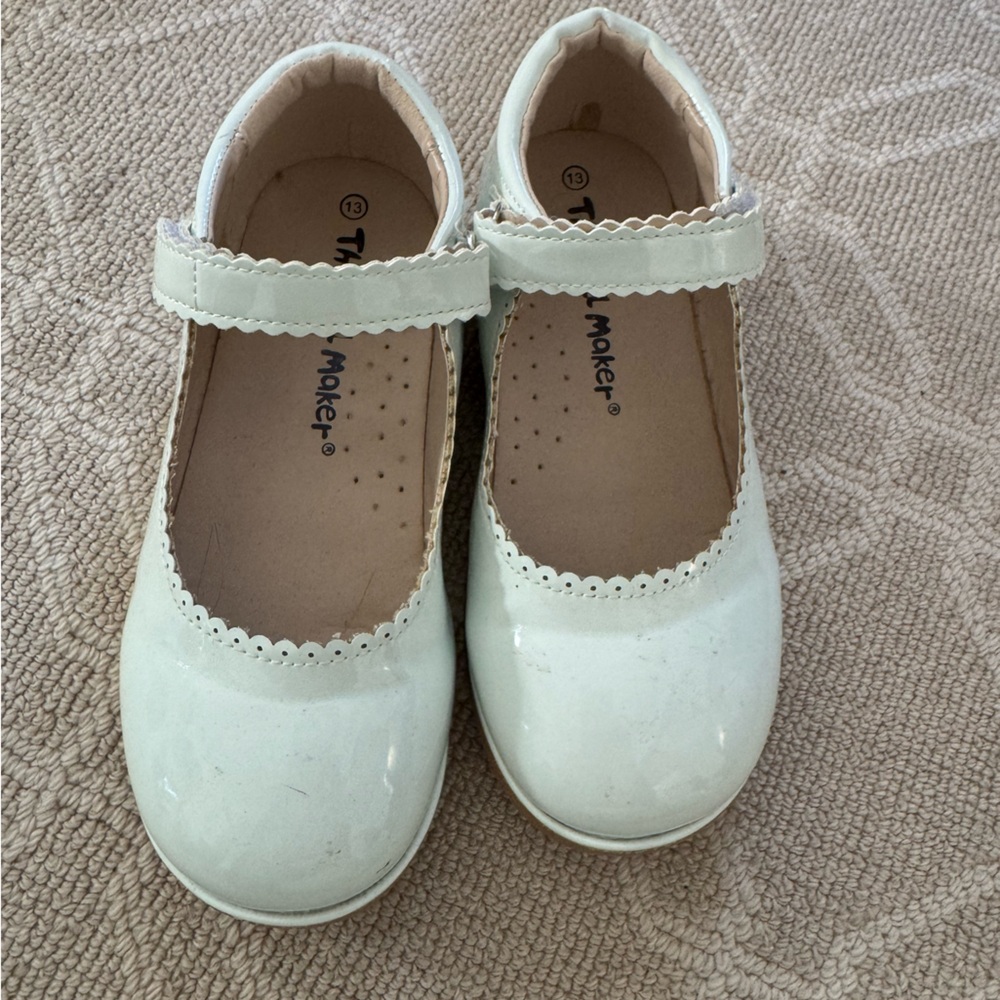Kids White Mary Jane’s